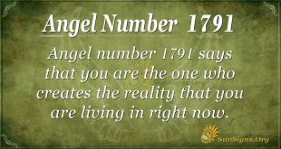 Angel Number 1791