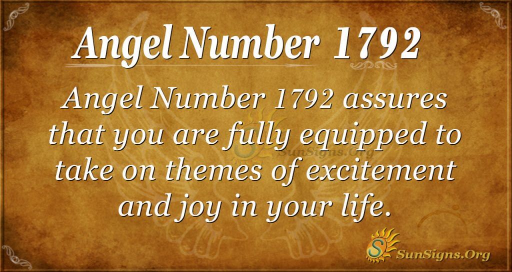 Angel Number 1792