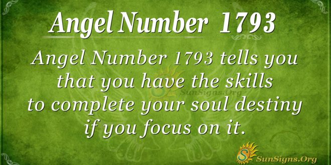 Angel Number 1793
