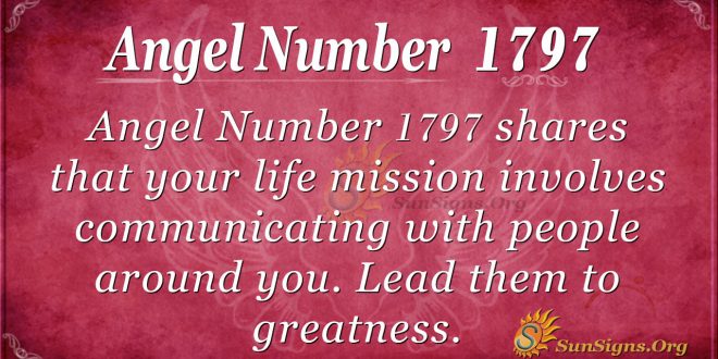 Angel Number 1797