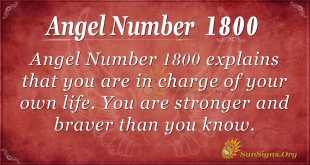 Angel Number 1800