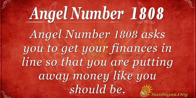 Angel Number 1808