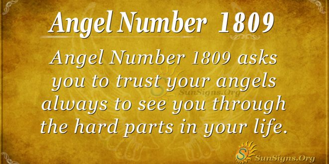 Angel Number 1809