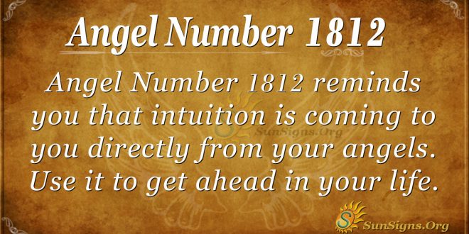Angel Number 1812