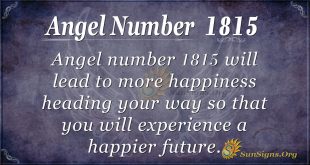 Angel Number 1815