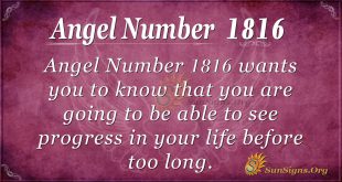 Angel Number 1816