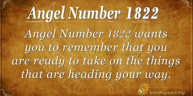 Angel Number 1822