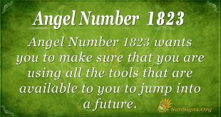 Angel Number 1823