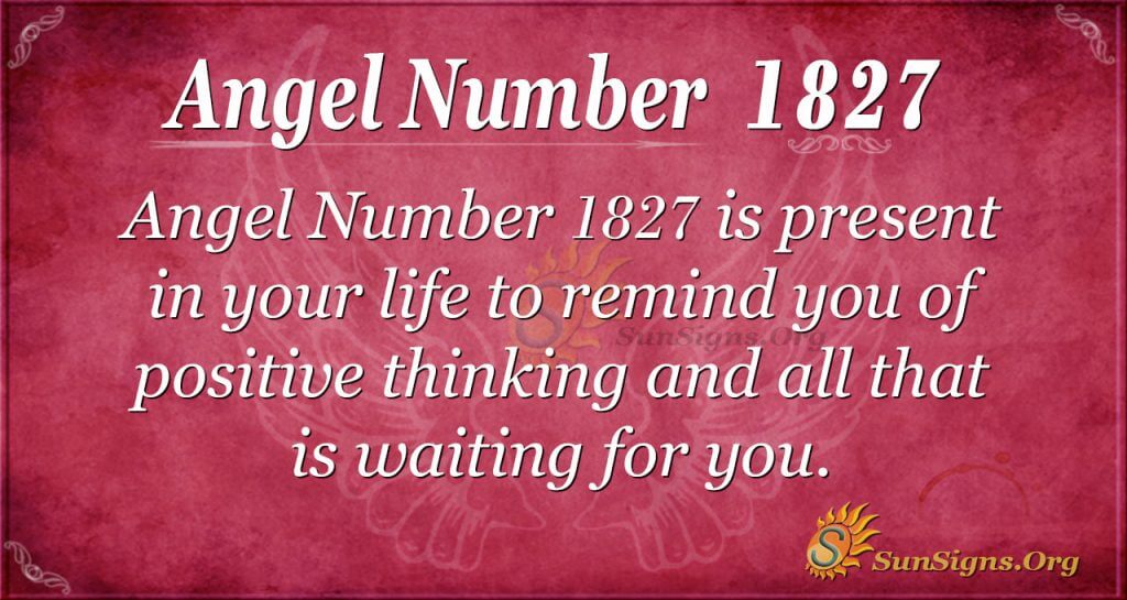 Angel Number 1827