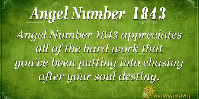 Angel Number 1843