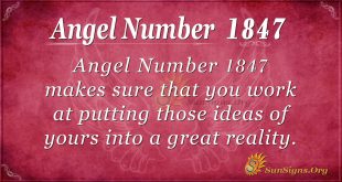 Angel Number 1847