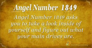 Angel Number 1849