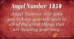 Angel Number 1850