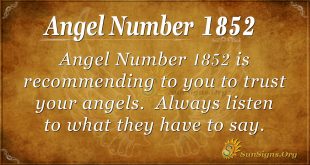Angel number1852