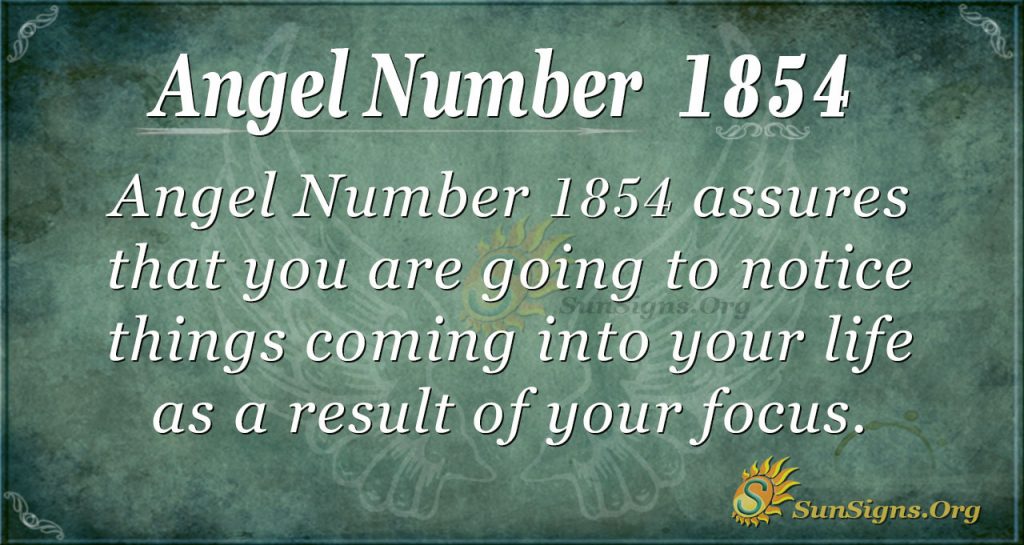 Angel Number 1854