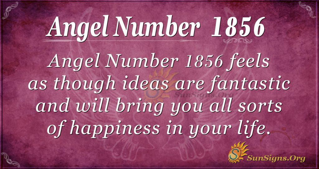 Angel Number 1856