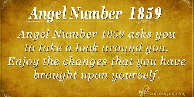 Angel Number 1859