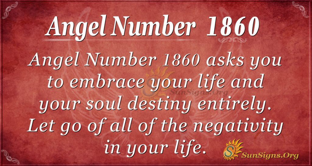 Angel Number 1860