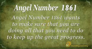 Angel Number 1861