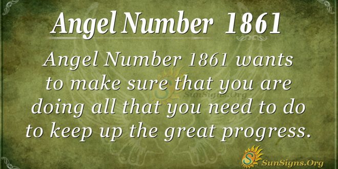 Angel Number 1861