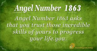 Angel Number 1863