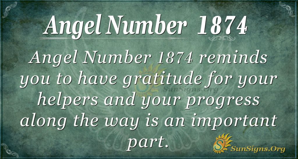 Angel Number 1874