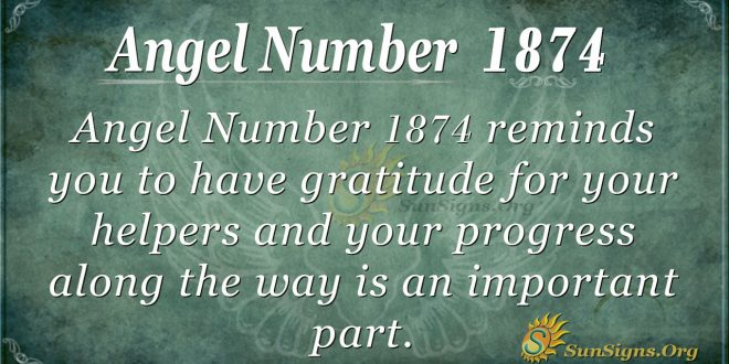 Angel Number 1874