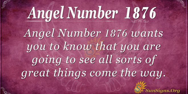 Angel Number 1876