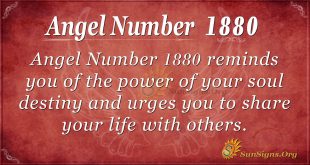Angel Number1880