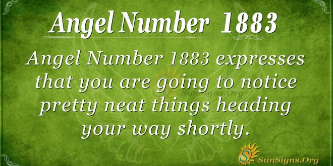 Angel number 1883