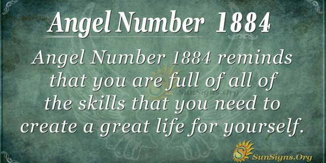 Angel Number 1884