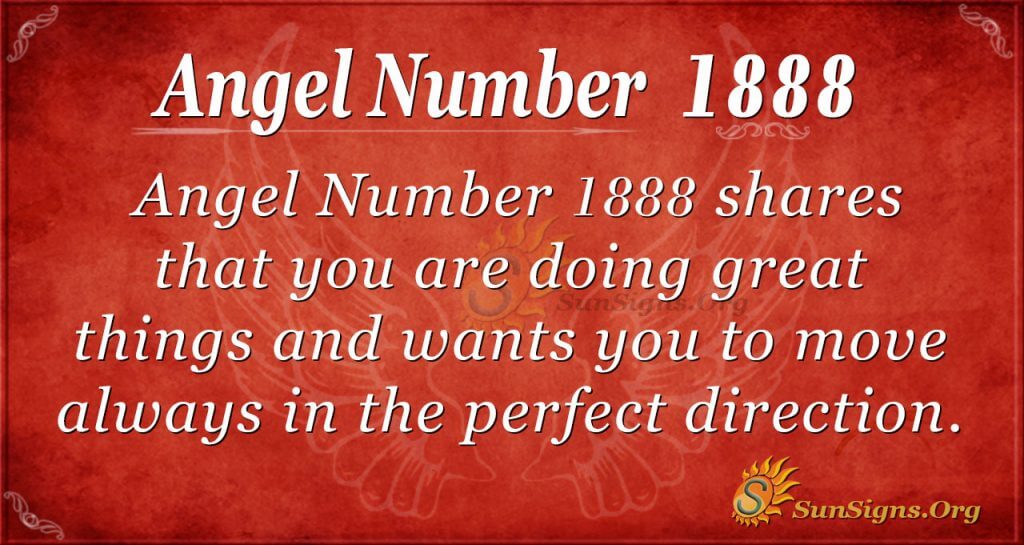 Angel number 1888