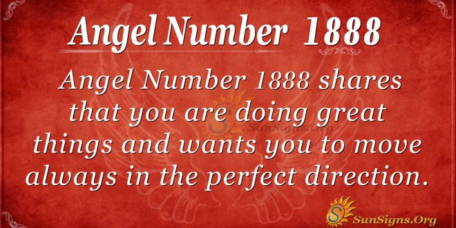 Angel number 1888
