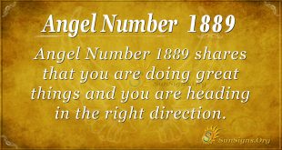 Angel Number 1889