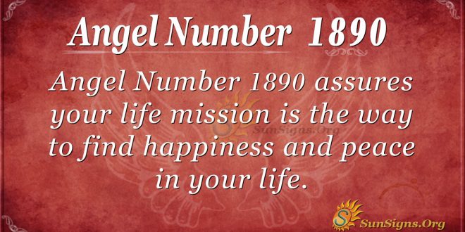Angel Number 1890