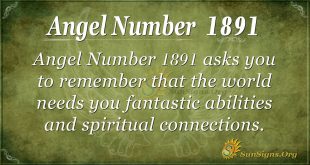 Angel Number 1891