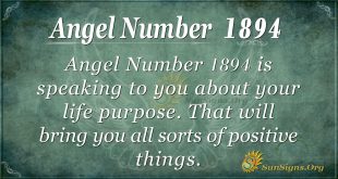 Angel Number 1894
