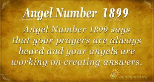 Angel Number 1899