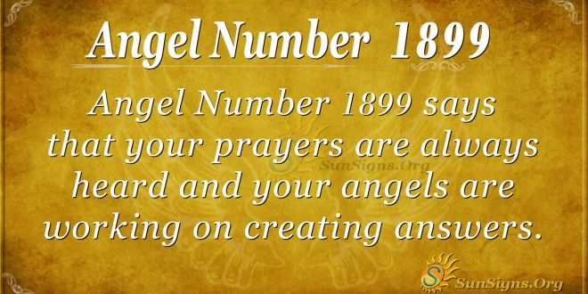 Angel Number 1899