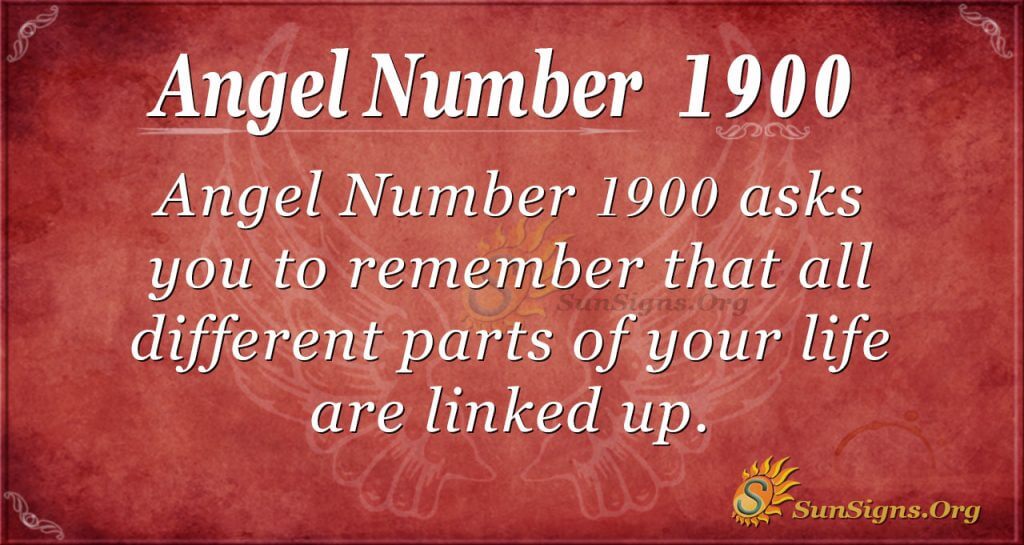 Angel Number 1900