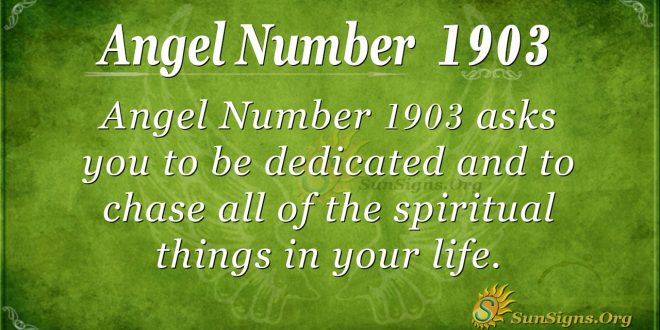 Angel Number 1903