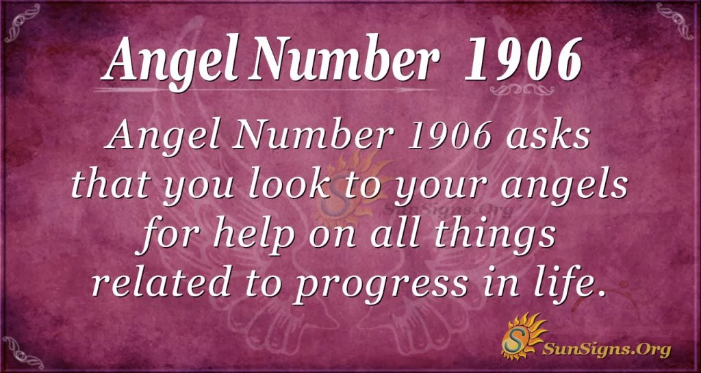 Angel Number 1906
