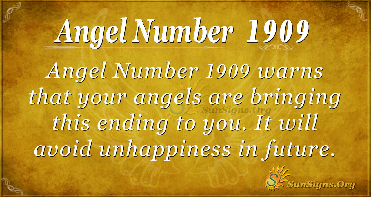 Angel Number 1909 meaning: Encouraging Yourself - SunSigns.Org
