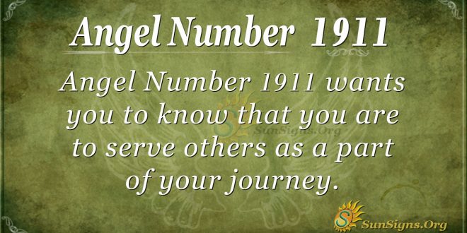 Angel Number 1911
