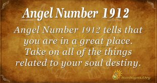Angel Number 1912