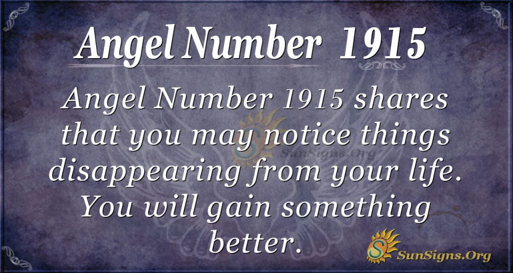 Angel Nummber 1915