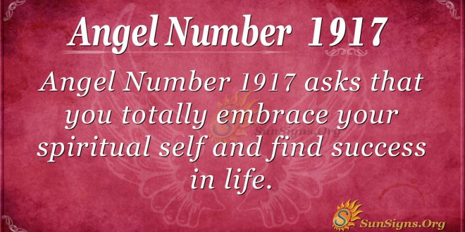 Angel Number 1917