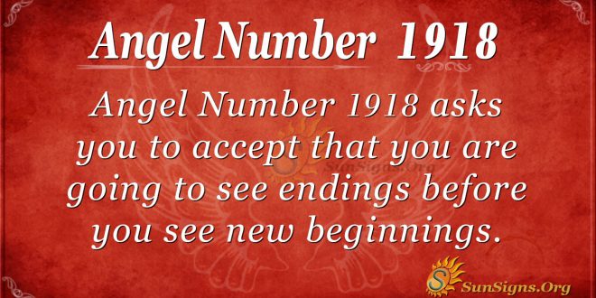 Angel Number 1918