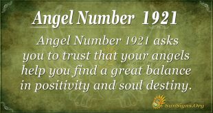 Angel Number 1921