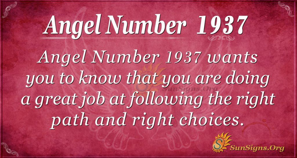 Angel Number 1937